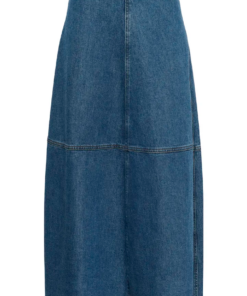 Logone skjørt denim blå