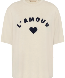 Amour t-skjorte beige