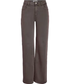 Yolanda straight jeans farget brun