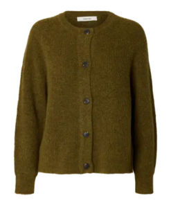 Lulu kort cardigan grønn