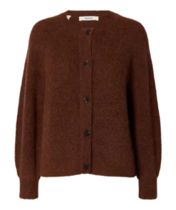 Lulu kort cardigan rød