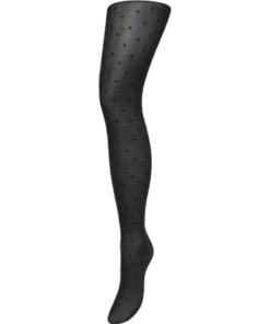 Fiona Dot Tights svart