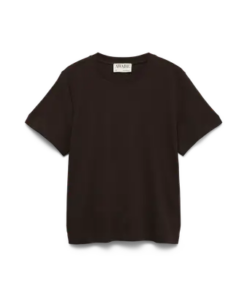 Naima o-neck t-skjorte brun