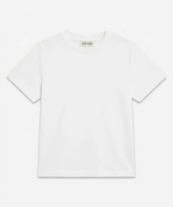 Naima o-neck t-skjorte hvit