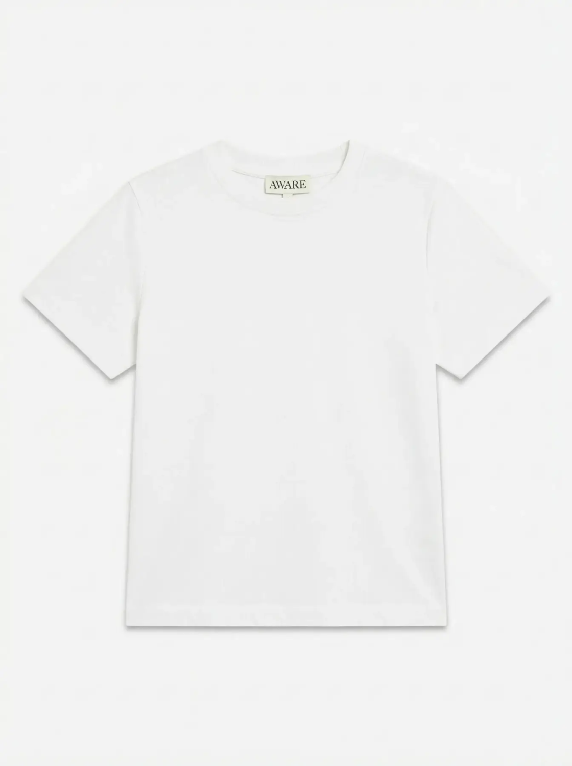 Naima o-neck t-skjorte hvit
