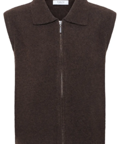 Omea Zipper armløs brun
