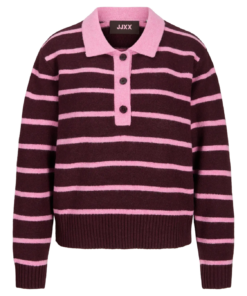 Ruby polo neck rose