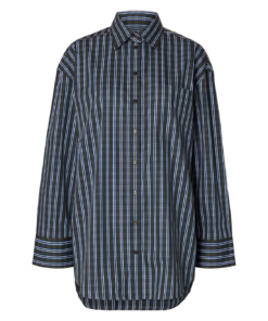 Eden Oversized Pocket skjorte grønn rutete