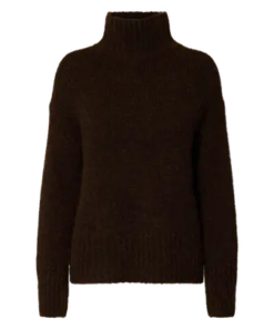 Gabriella High neck brun