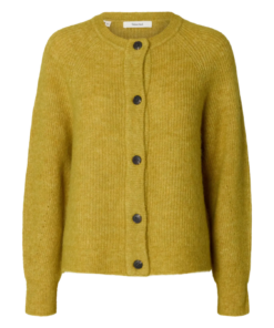Lulu kort cardigan gul