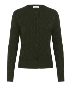 Spina Zig Zag cardigan cardigan grønn