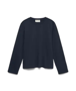 Naima o-neck boxy t-skjorte blå