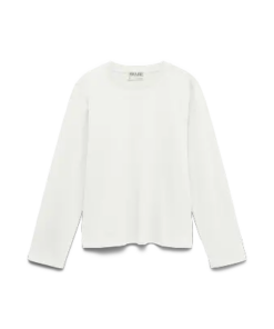 Naima o-neck boxy t-skjorte hvit