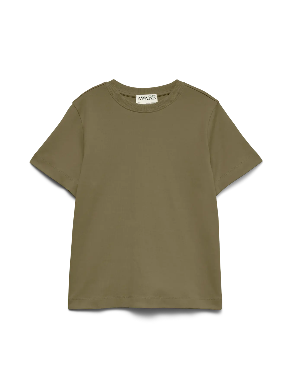 Naima o-neck t-skjorte grønn