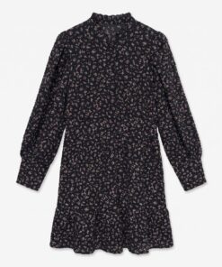 Noelle High neck kort kjole svart